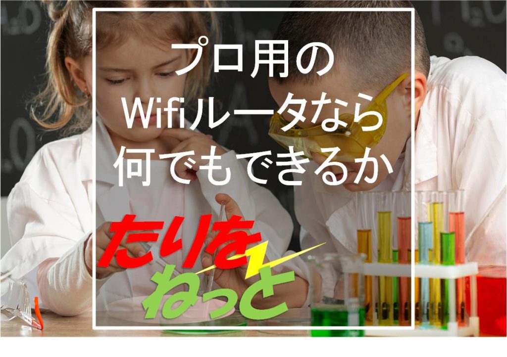プロ用のWifiルータなら何でもできるか