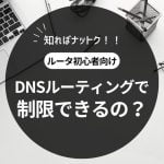 DNSルーティングで制限できるってホント？