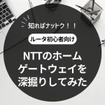 NTTのホームゲートウェイは、ルーター機能をオフにすることができるか